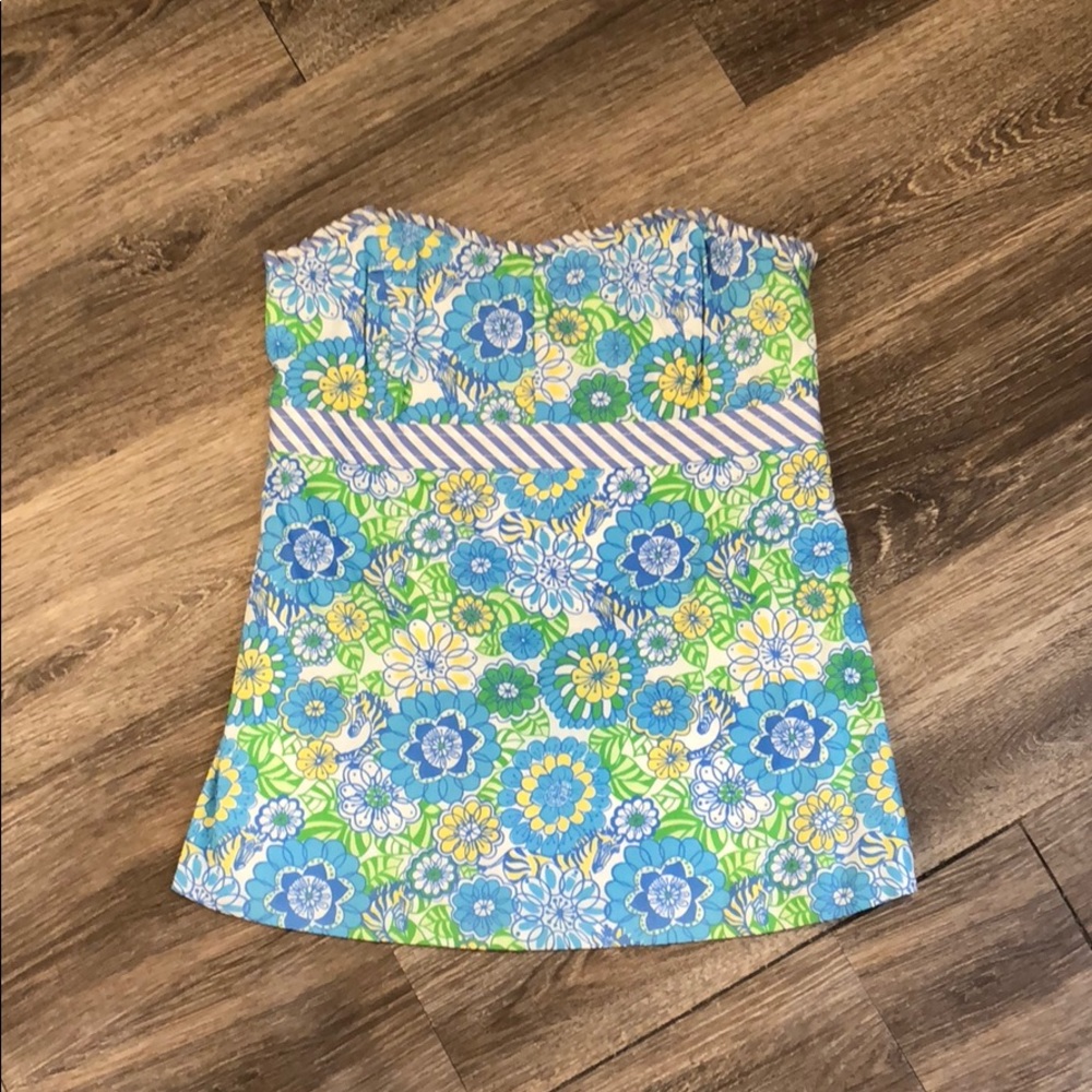 Lilly Pulitzer Strapless Top